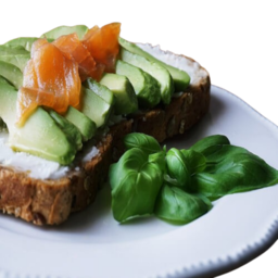 Salmão e abacate